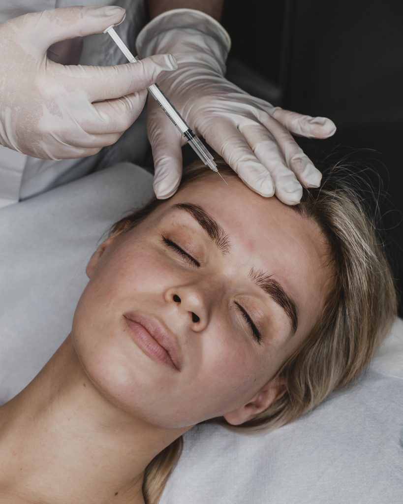 injection de botox au visage