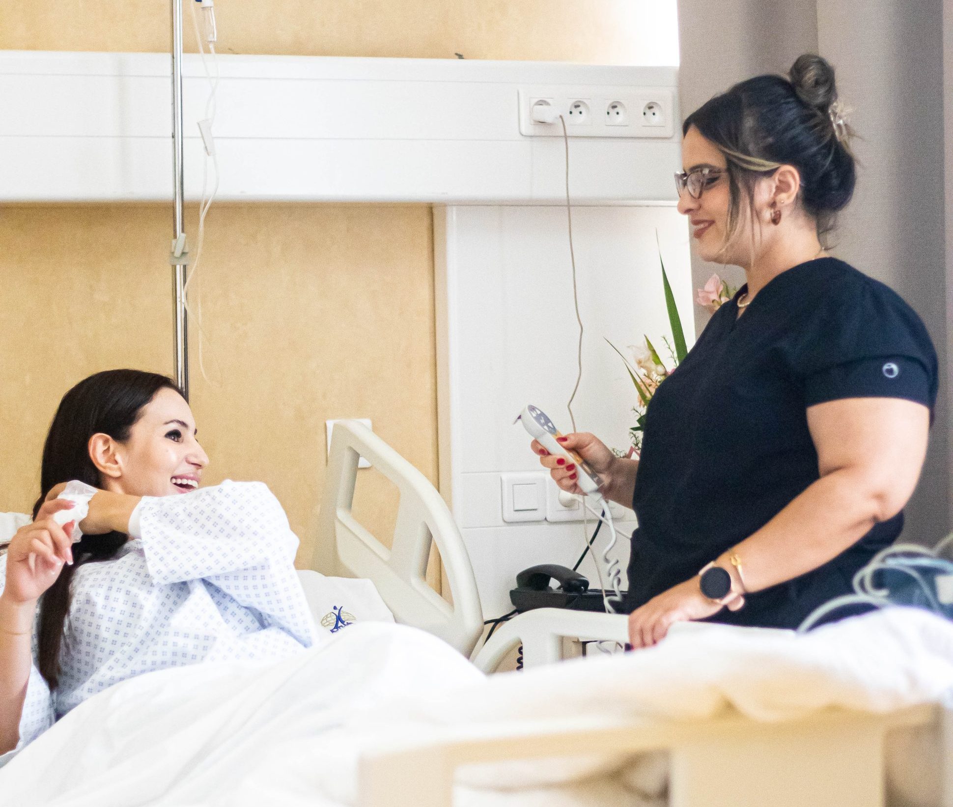 le français arabe anglais parlés fluidement par l'equipe médicale en Tunisie